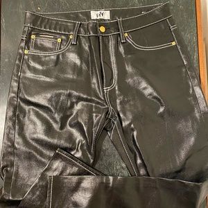 Black Waxed EYTYS Jeans, size 32